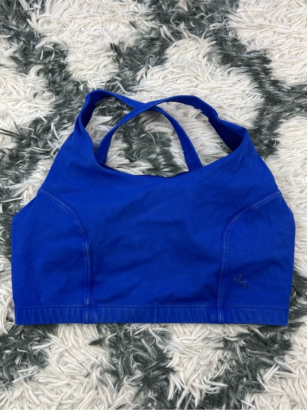 Joylab Women’s Blue Crossback Sports Bra Size Medium